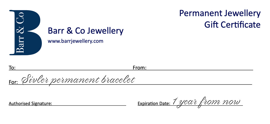 Permanent Bracelet Voucher