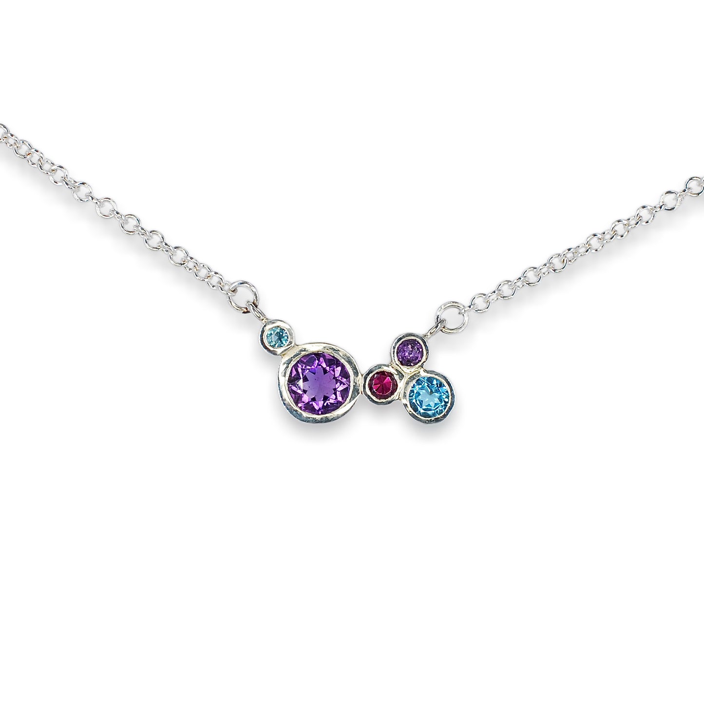 Pendant Sleidrydd Diemwnt Gwyrdd Aur Melyn 9ct