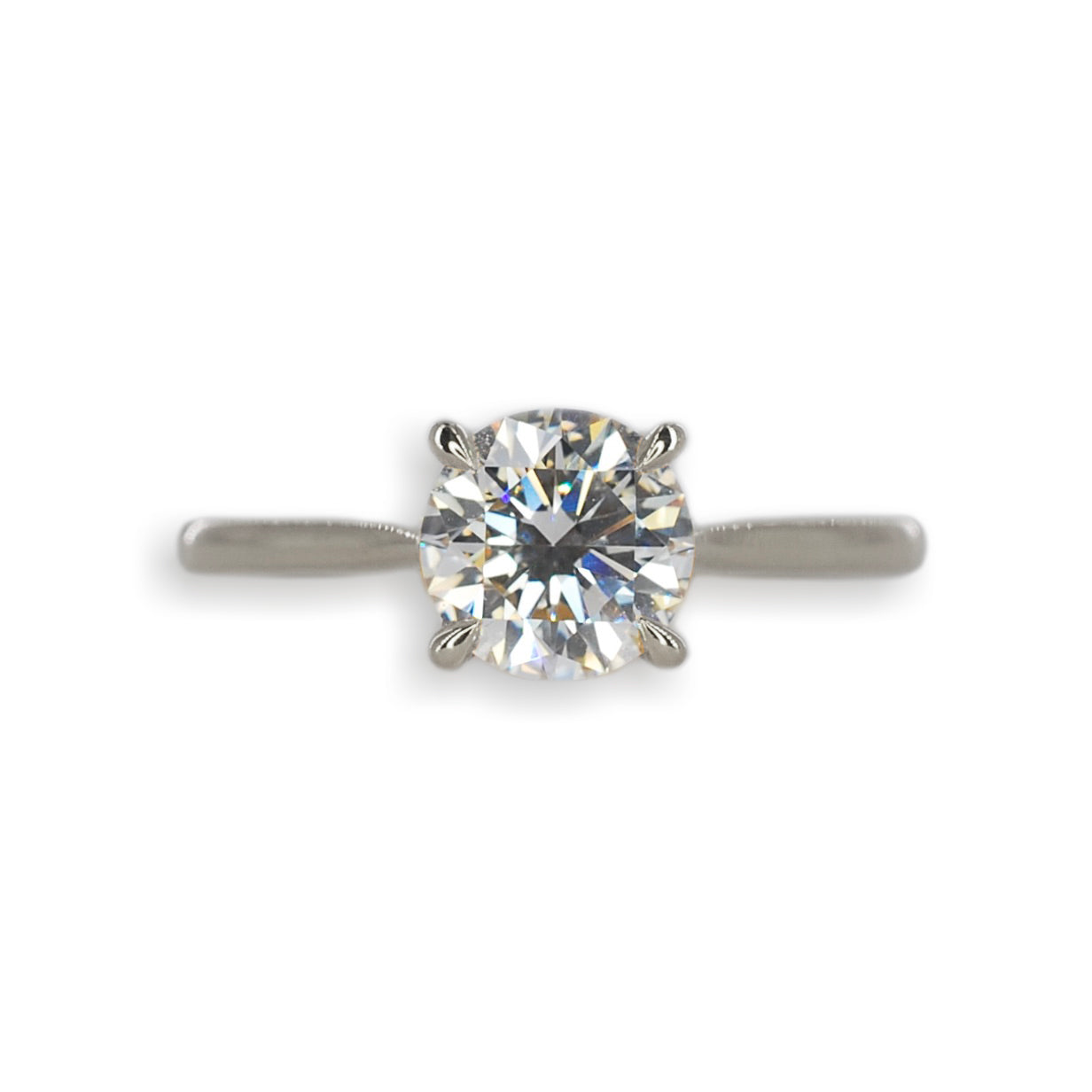 Platinum Solitaire Diamond Ring