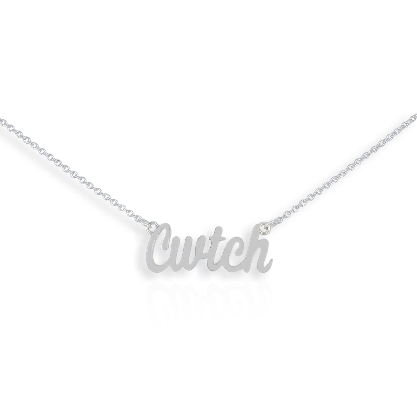 Llofnod Pendant Arian Cwtch