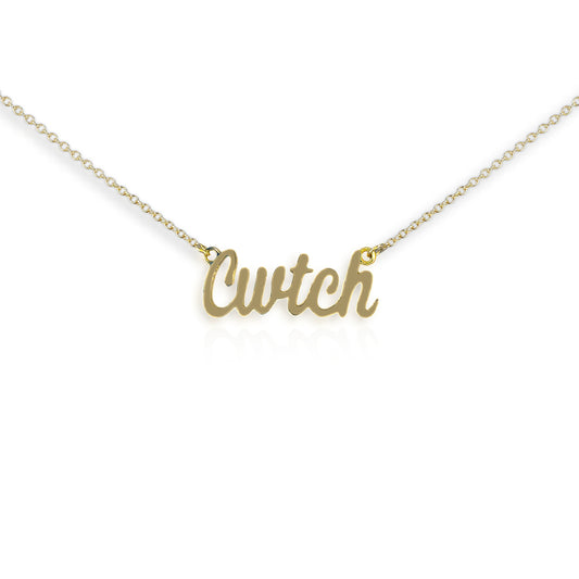 9ct Yellow Gold Signature Cwtch Pendant