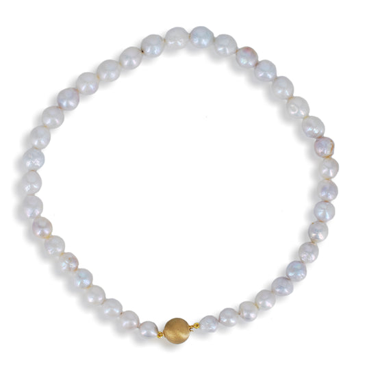 White Pearls with Feature Clasp