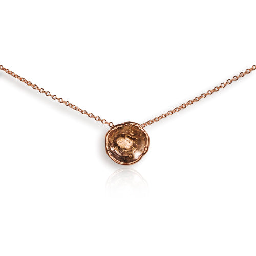 Organic 9ct Rose Gold Mini Cup Pendant