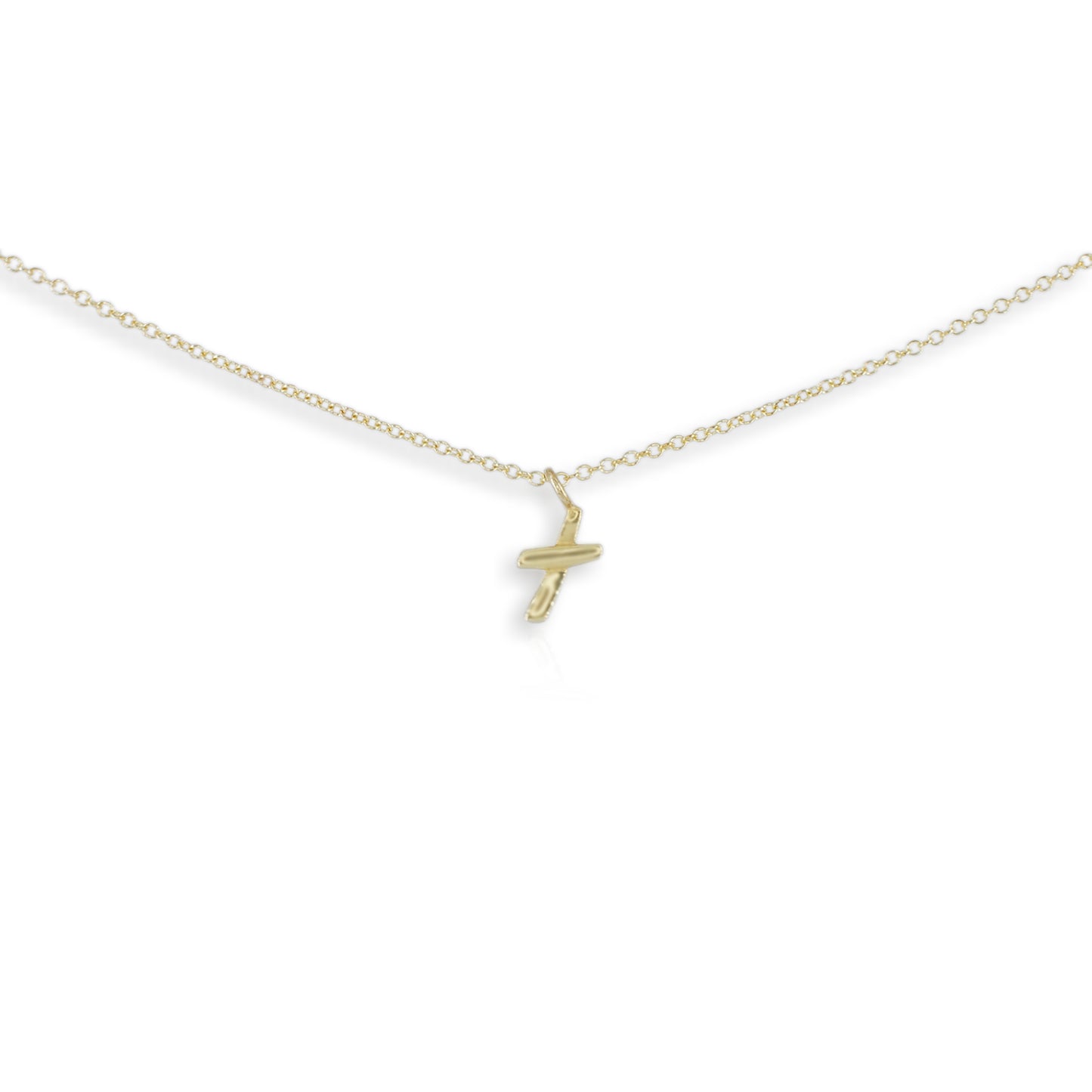 9ct Yellow Gold Mini Cross Pendant