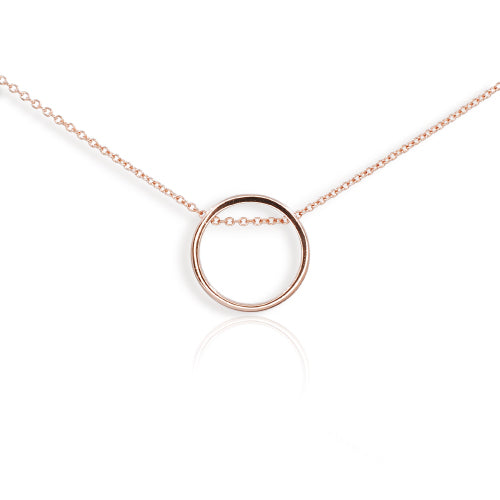 Fidela Large 9ct Rose Gold Pendant