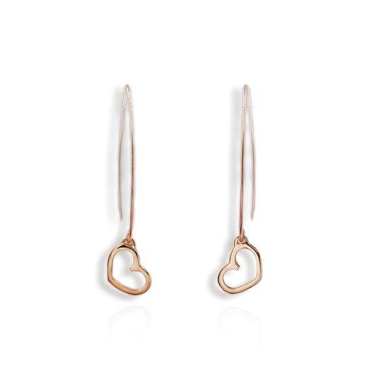 9ct Rose Gold Love Fidela Drops