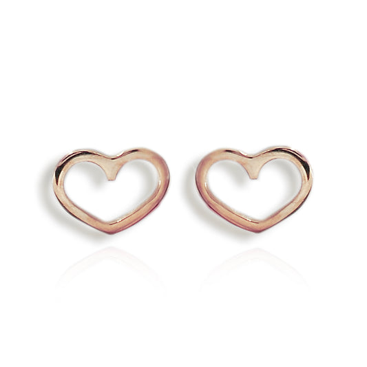 9ct Rose Gold Love Fidela Earrings