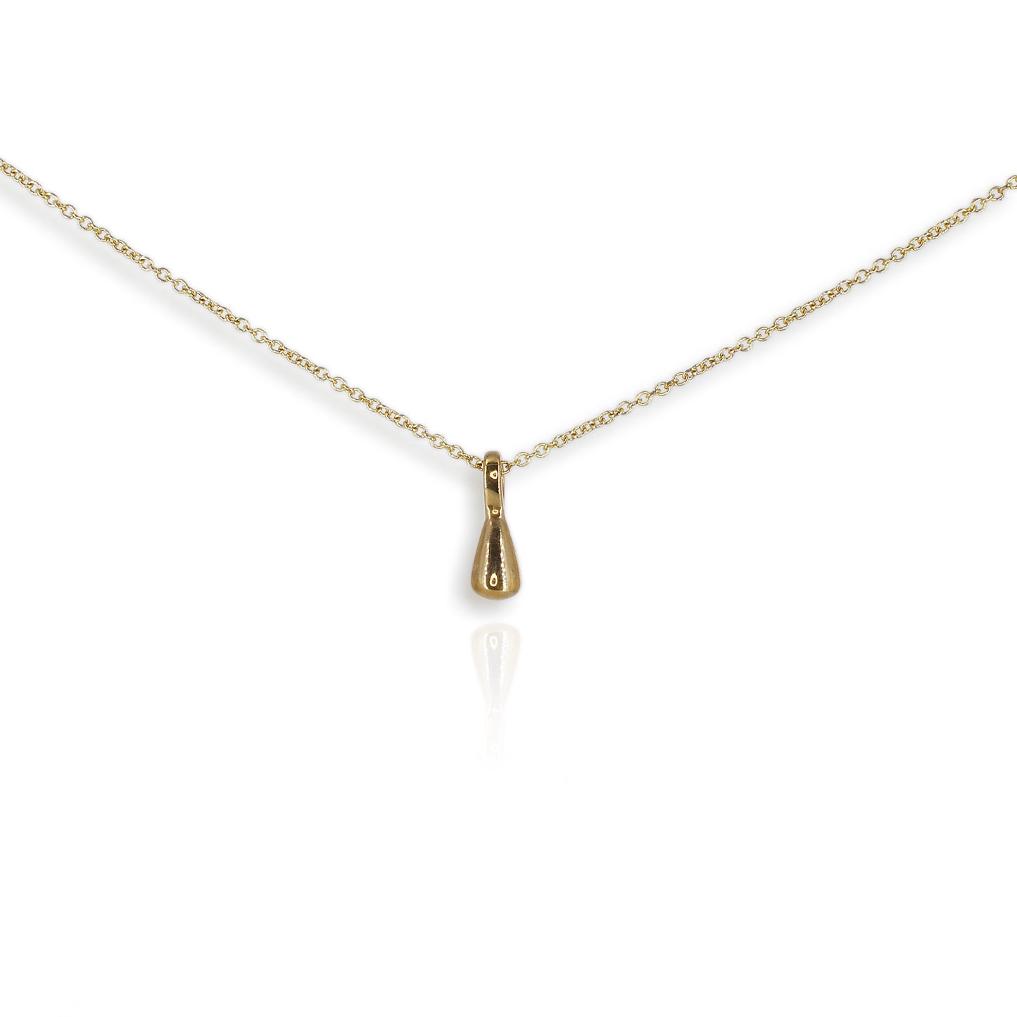 9ct Yellow Gold Droplet Pendant
