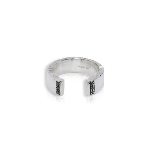 Unity Silver Diamond Ring