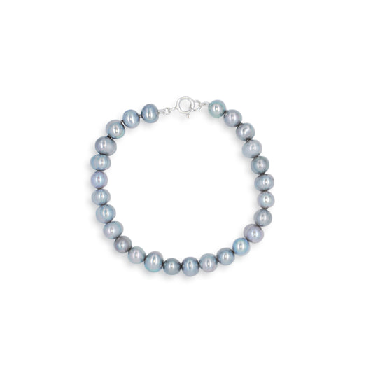 Grey Pearl Bracelet