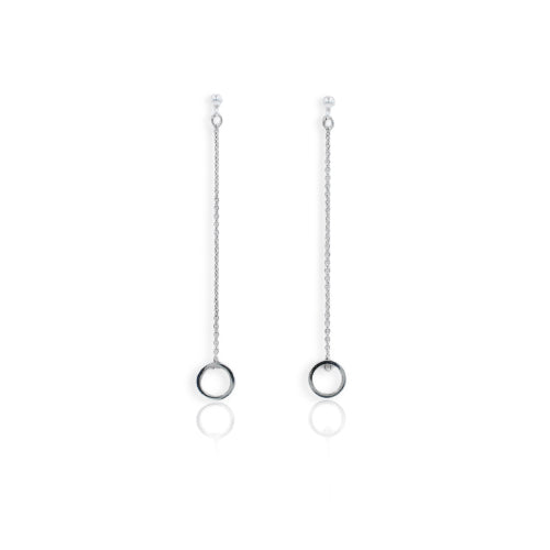 Fidela Silver Drop Earrings