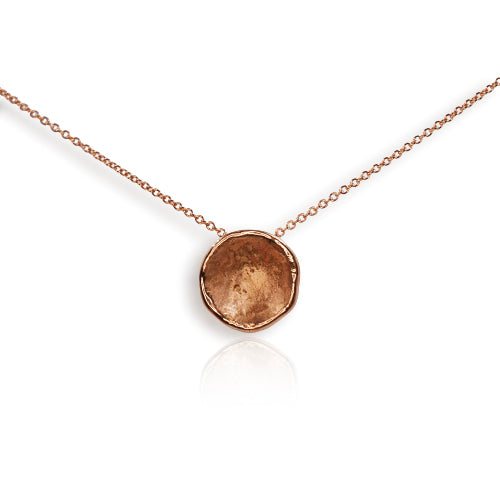 Organic 9ct Rose Gold Medium Cup Pendant