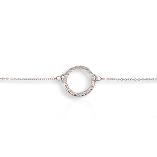 Silver Mini Cylch Bracelet