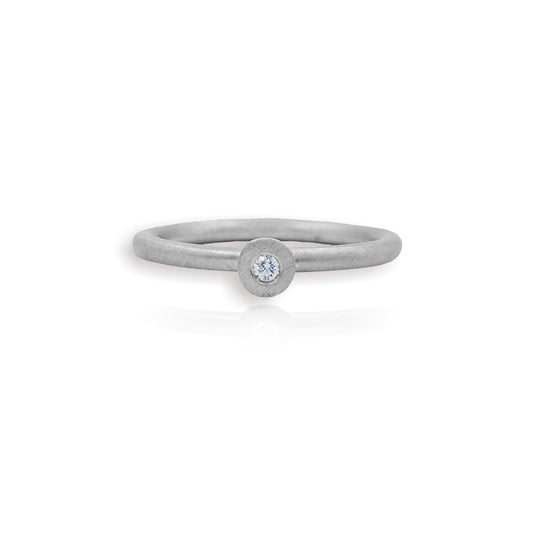 Storm Silver / White Gold Diamond Ring