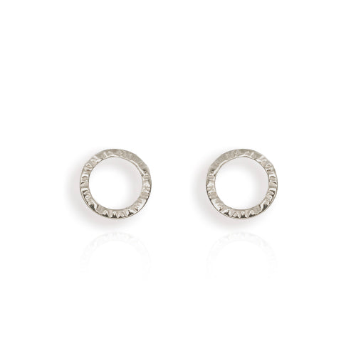 Cylch Silver Stud Earrings